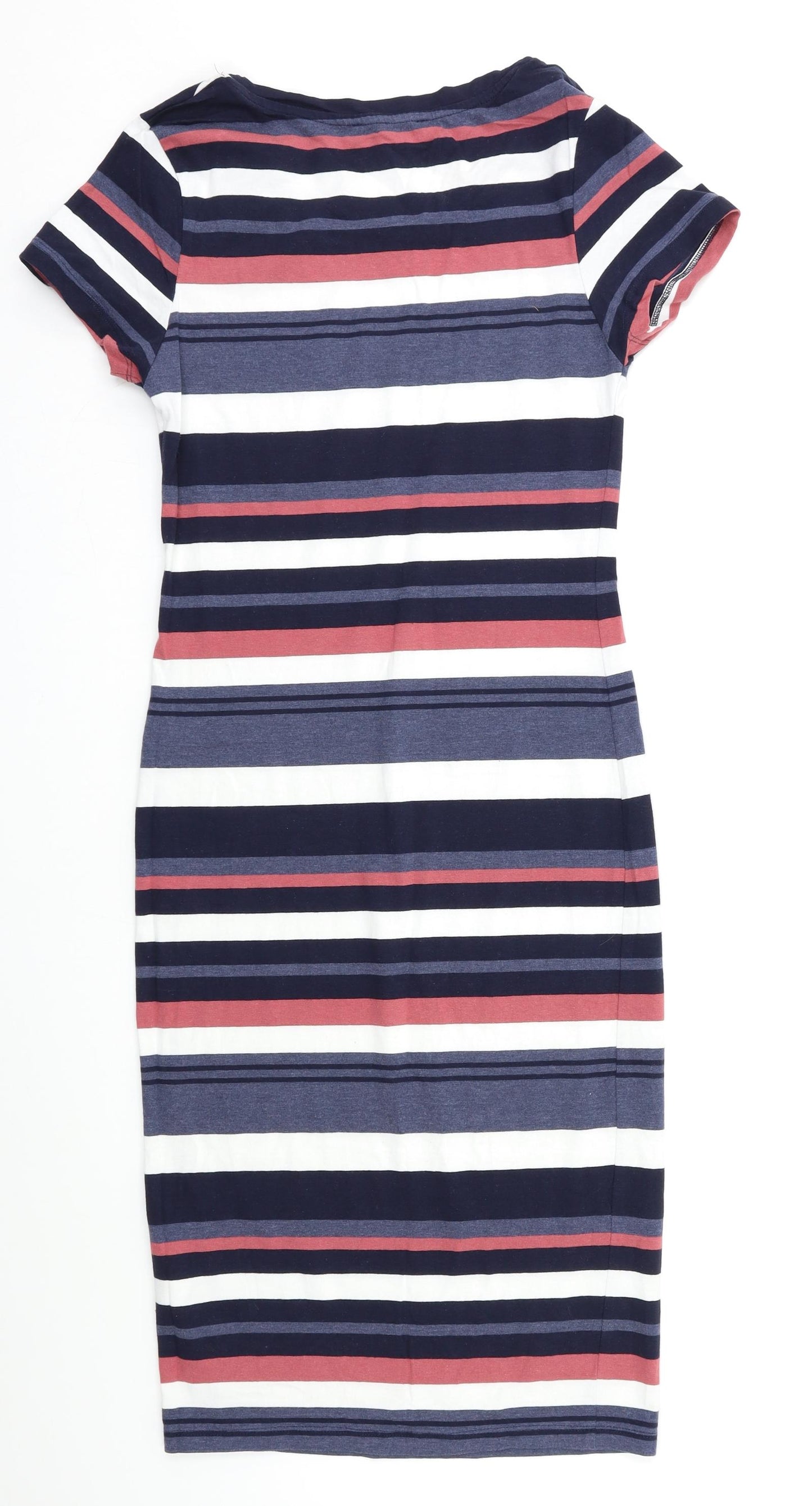 proimark Womens Multicoloured Striped  T-Shirt Dress  Size 10