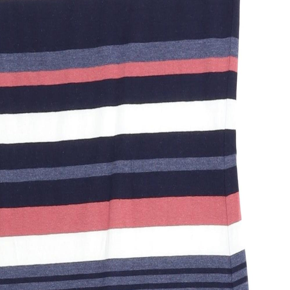 proimark Womens Multicoloured Striped  T-Shirt Dress  Size 10