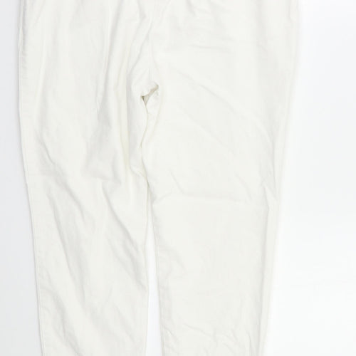 NEXT Womens White   Skinny Jeans Size 12 L25 in
