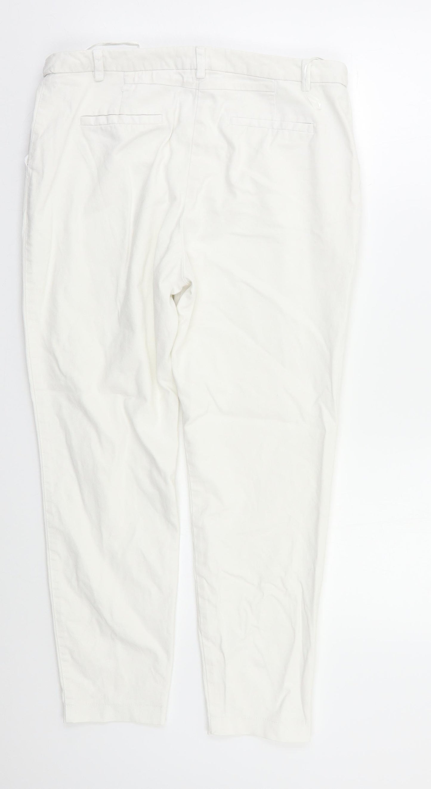 NEXT Womens White   Skinny Jeans Size 12 L25 in