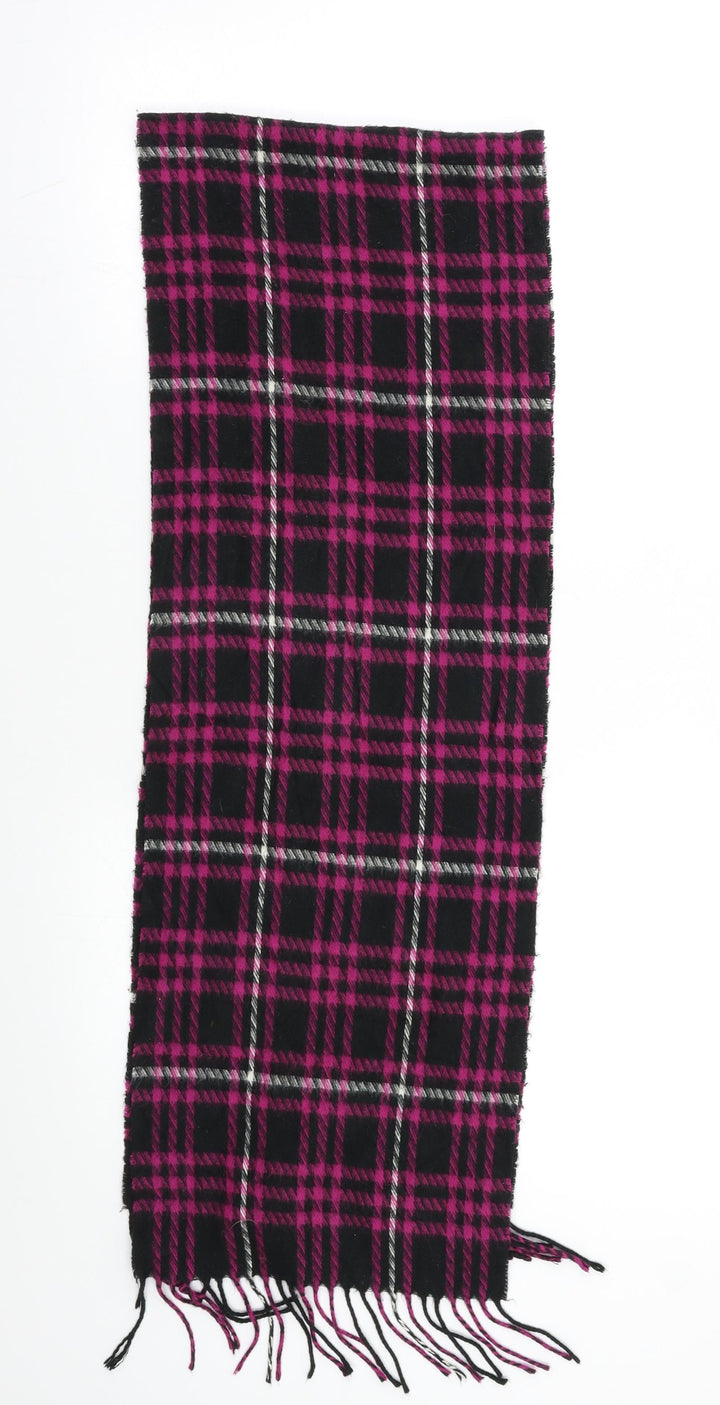 Preworn Womens Pink Check Scarf