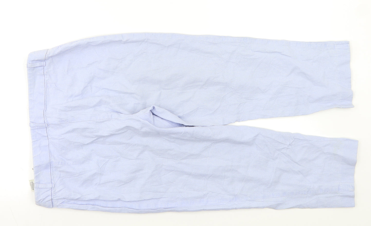 M&S Womens Blue   Bloomer Trousers Size 8 L20 in