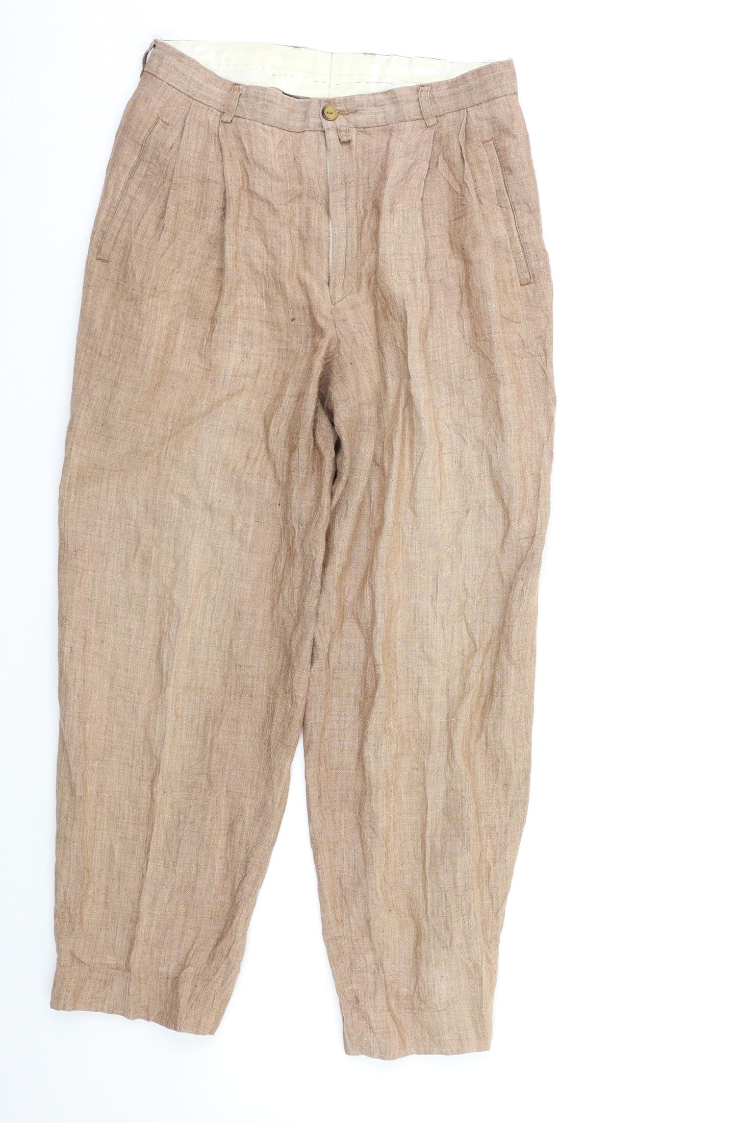Preworn Womens Beige   Trousers  Size 10 L26 in