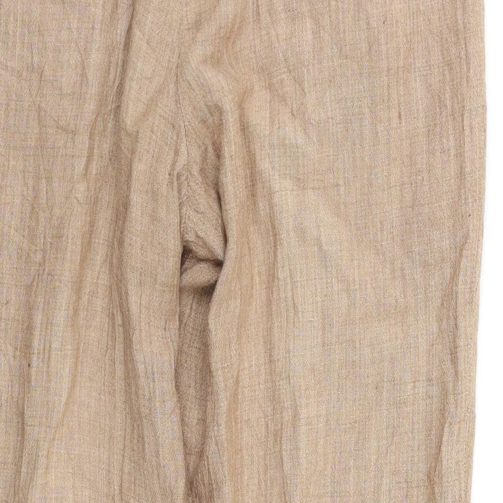 Preworn Womens Beige   Trousers  Size 10 L26 in
