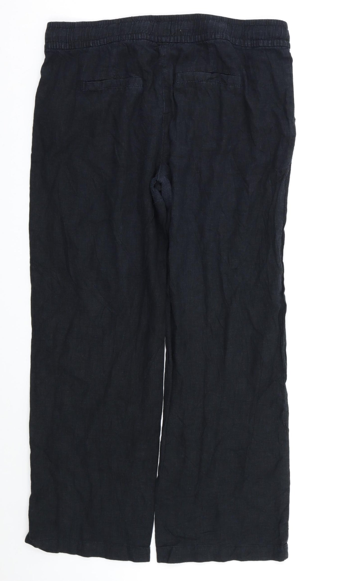 George Womens Black   Trousers  Size 14 L27 in