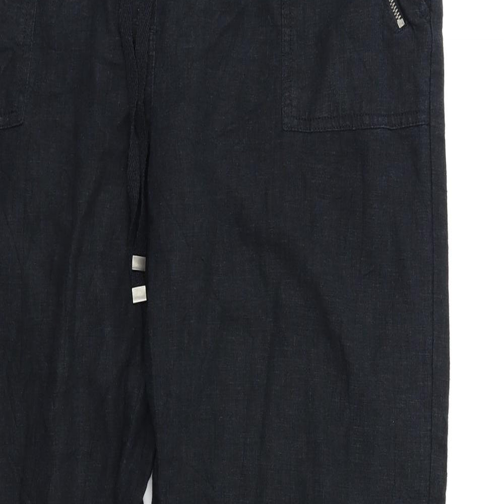 George Womens Black   Trousers  Size 14 L27 in