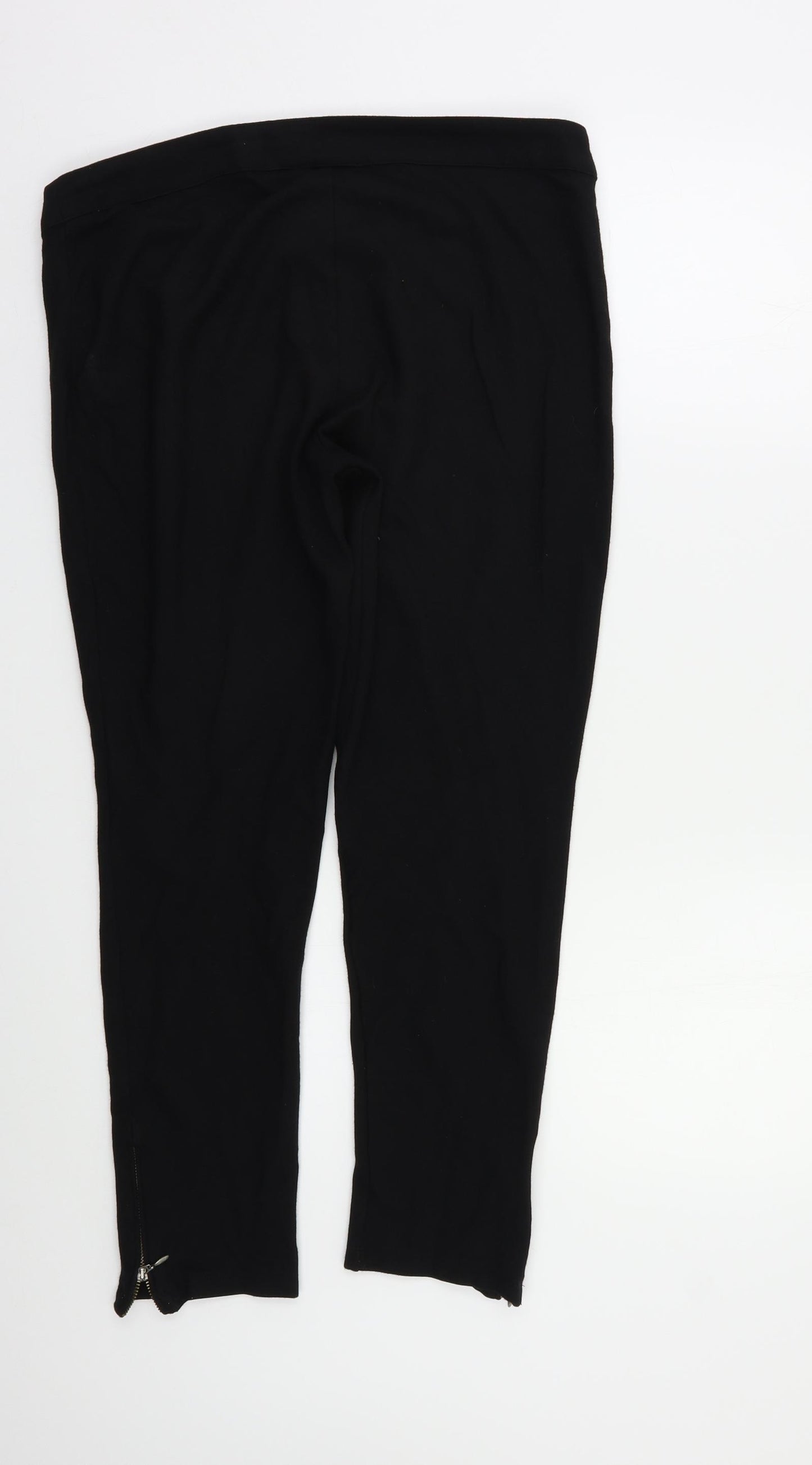 M&S Womens Black   Jegging Trousers Size 14 L26 in