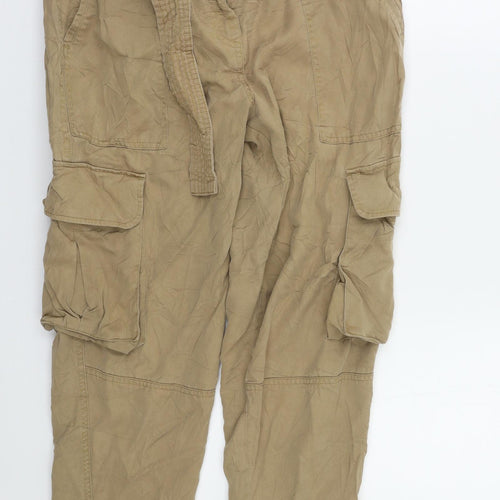 Autograph Womens Beige   Trousers  Size 12 L26 in