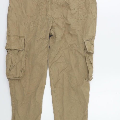 Autograph Womens Beige   Trousers  Size 12 L26 in