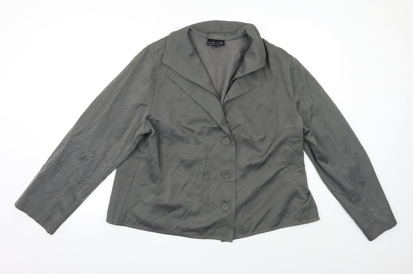 Nicola Waite Womens Green   Jacket Blazer Size L