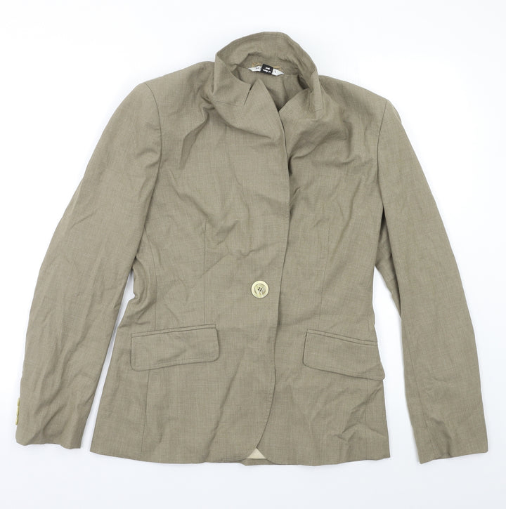 Marella Womens Beige   Jacket Blazer Size 10