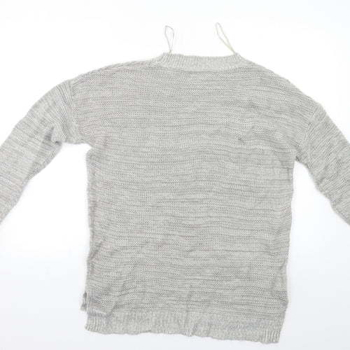 Papaya Womens Grey   Pullover Jumper Size M