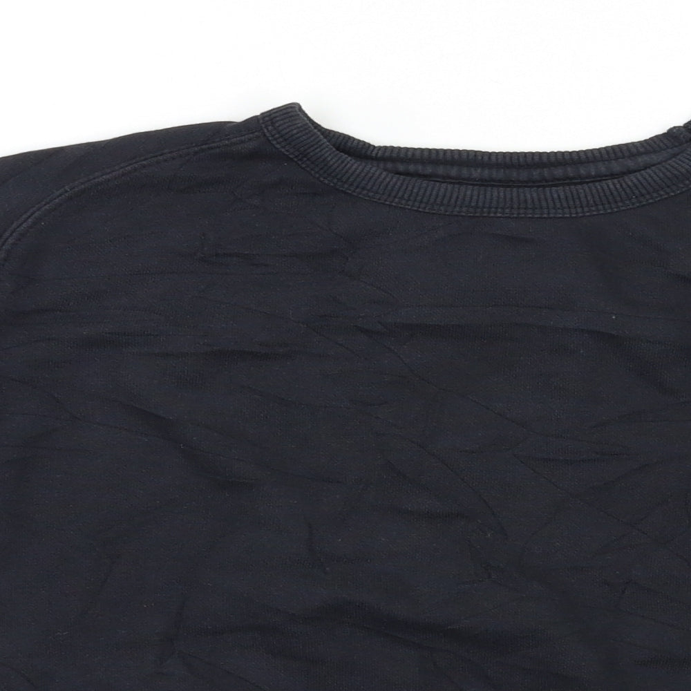 Zara Boys Black   Pullover Sweatshirt Size 9-10 Years