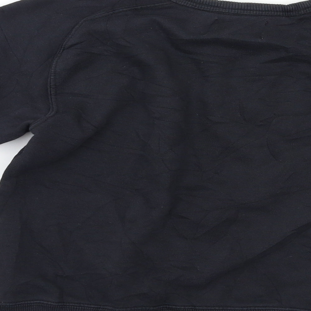 Zara Boys Black   Pullover Sweatshirt Size 9-10 Years