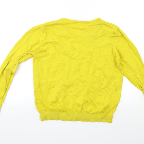 Primark Womens Yellow   Cardigan Jumper Size XL