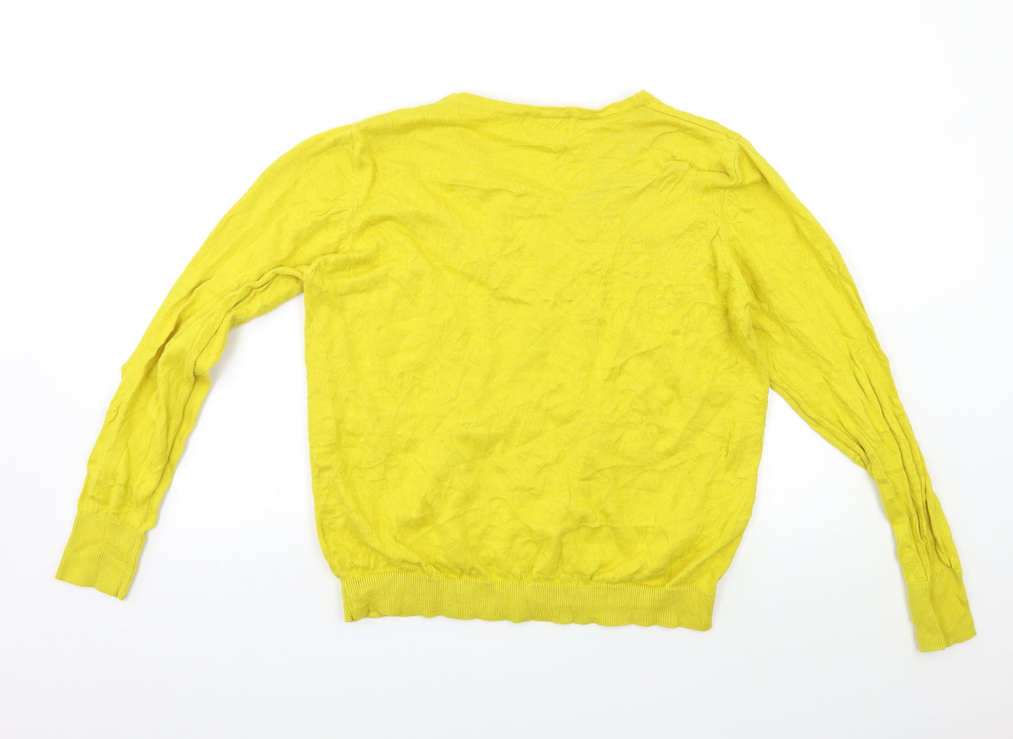 Primark Womens Yellow   Cardigan Jumper Size XL