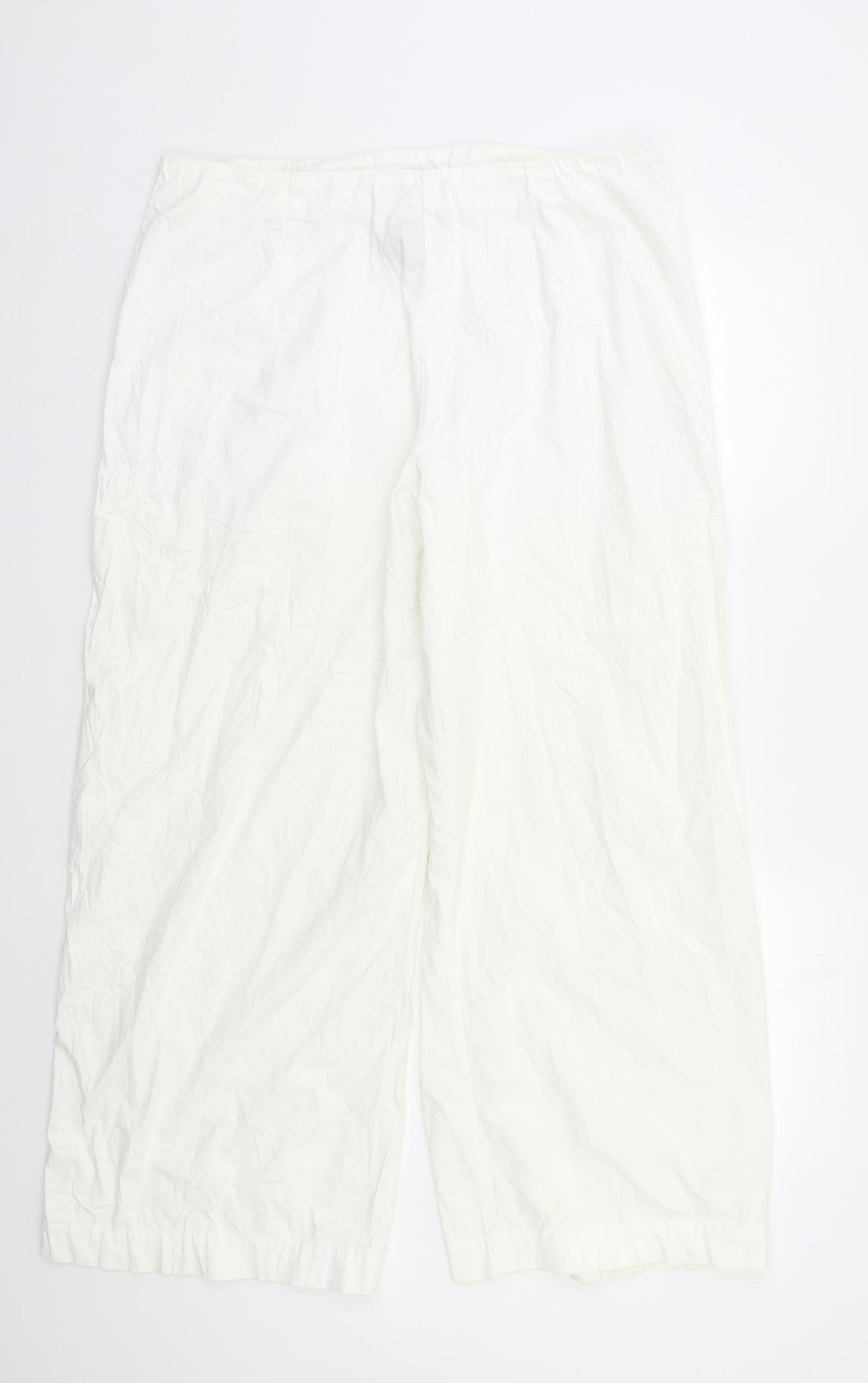 Preworn Womens White   Trousers  Size L L25 in