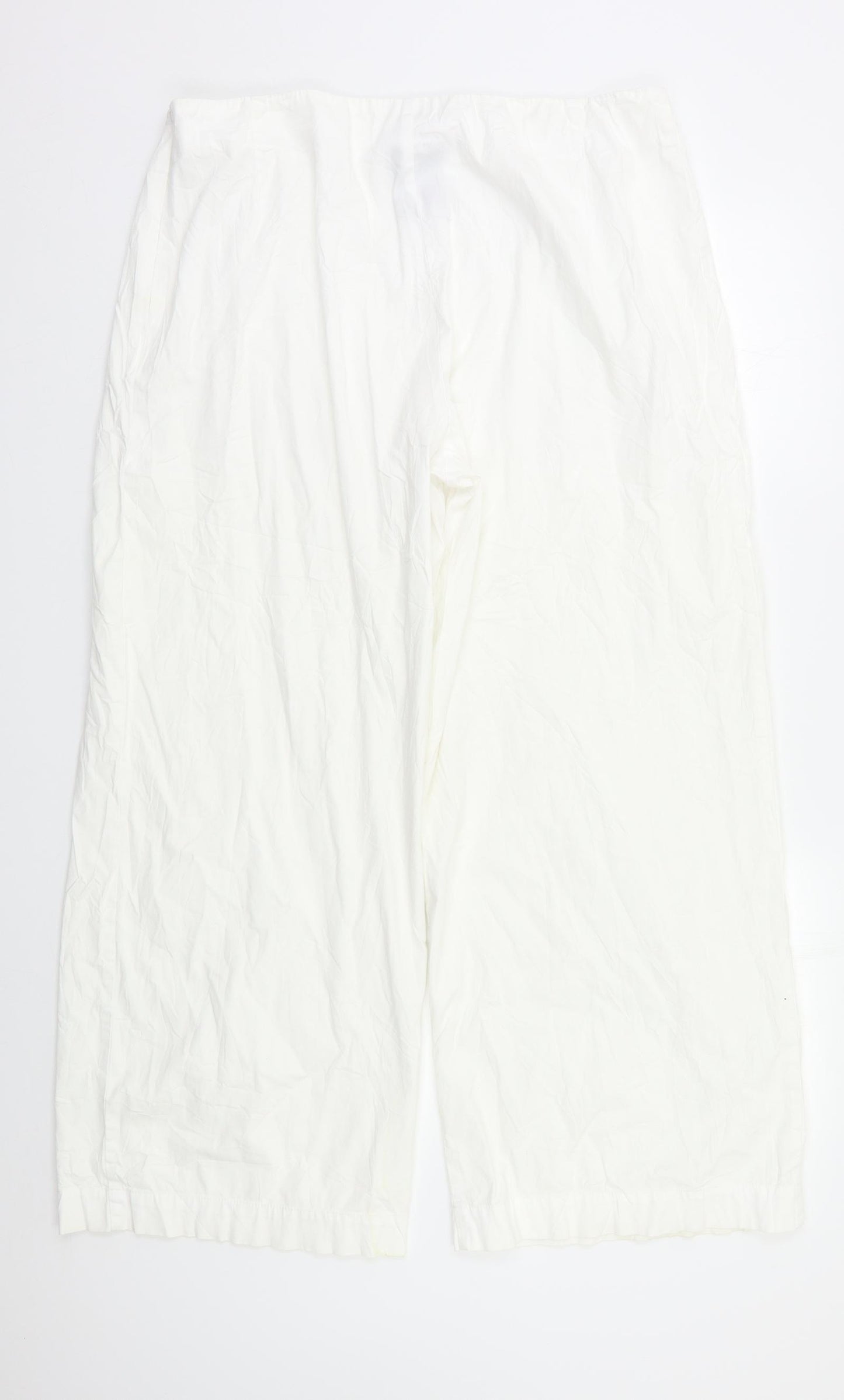 Preworn Womens White   Trousers  Size L L25 in