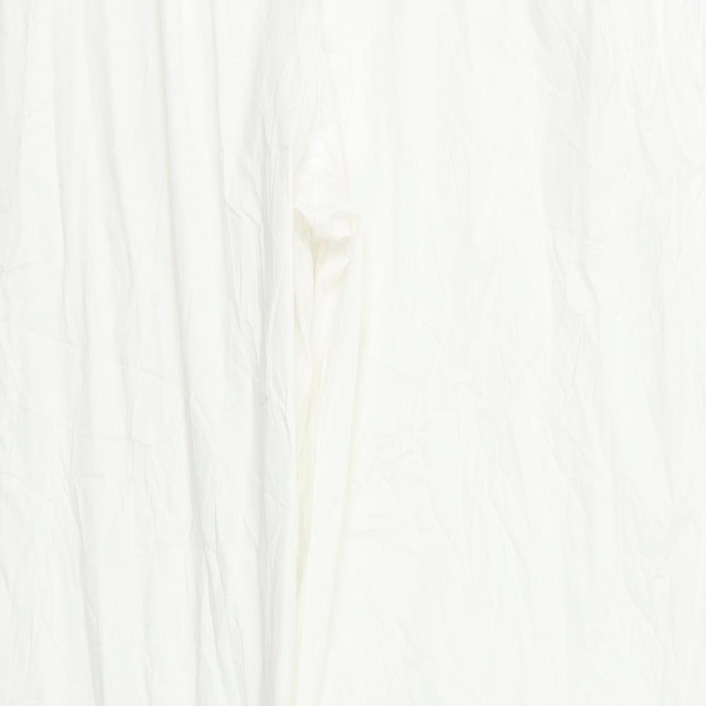 Preworn Womens White   Trousers  Size L L25 in