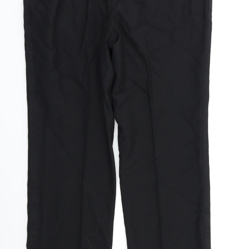 Turo Mens Black   Dress Pants Trousers Size 34 L28 in