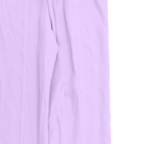 Stor Yo Womens Purple   Dress Pants Trousers Size 8 L28 in