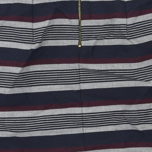 Promod Womens Multicoloured Striped  Peasant Skirt Size S