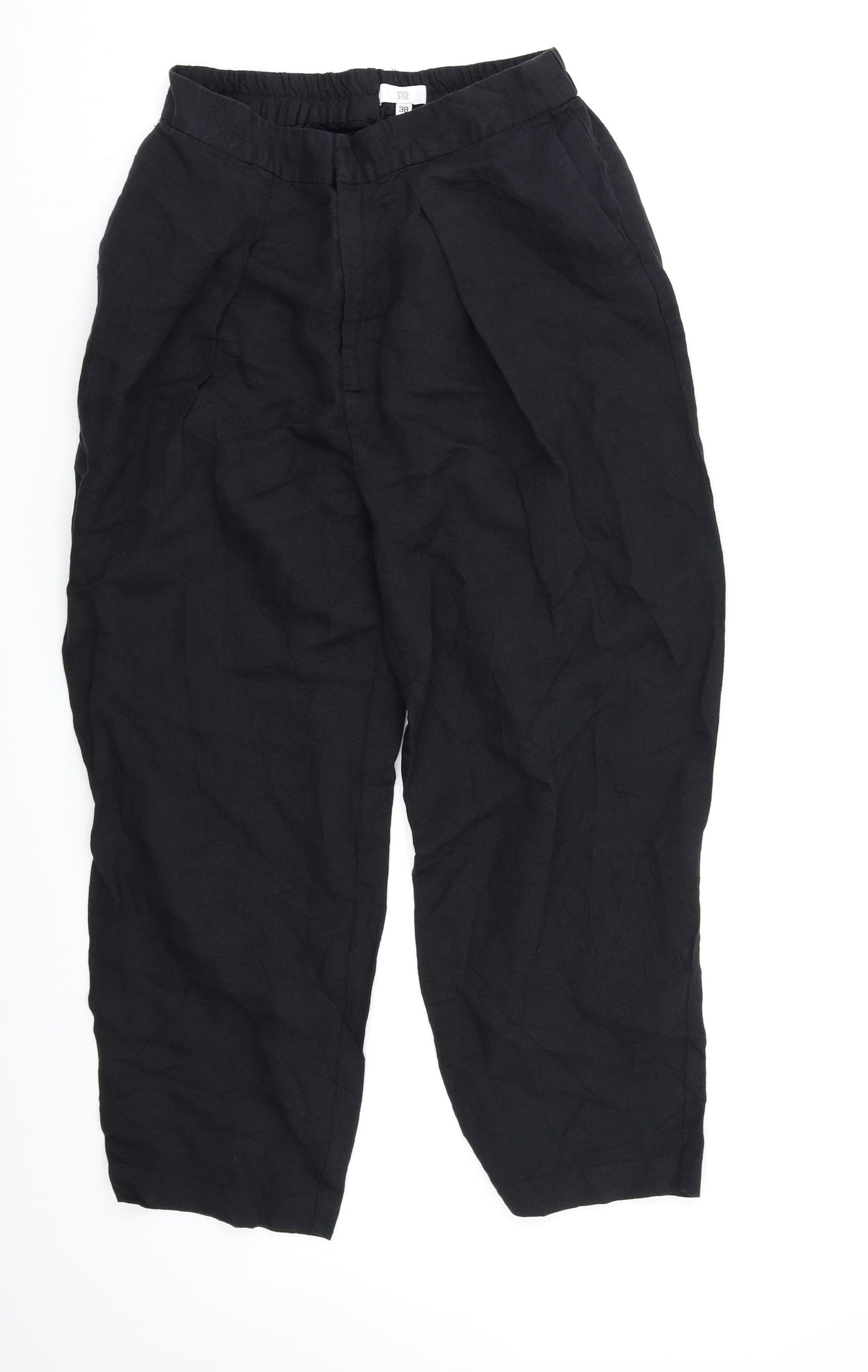 Prew Womens Black   Trousers  Size 10 L24 in