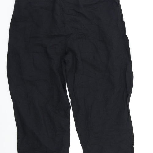 Prew Womens Black   Trousers  Size 10 L24 in
