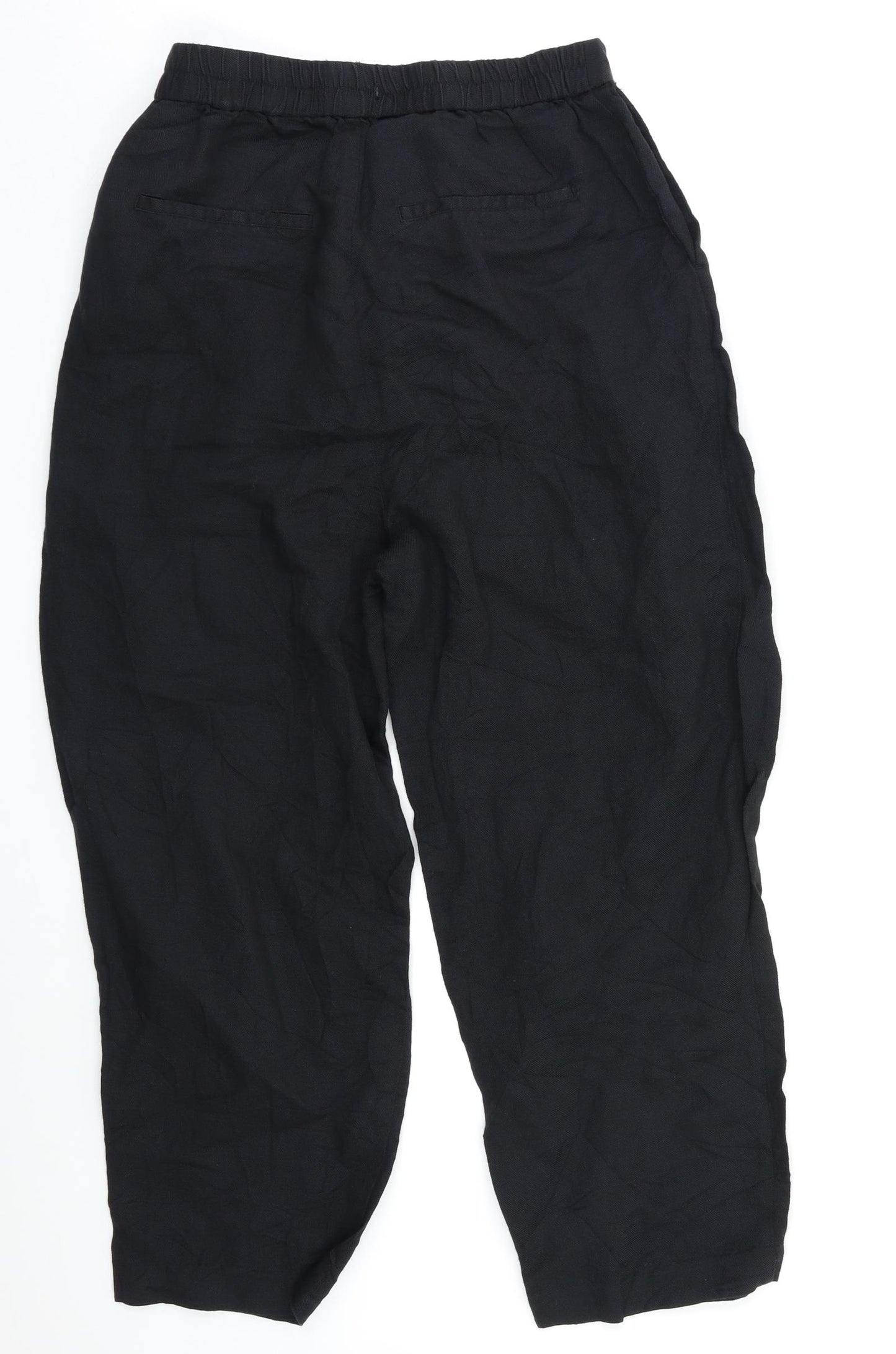 Prew Womens Black   Trousers  Size 10 L24 in