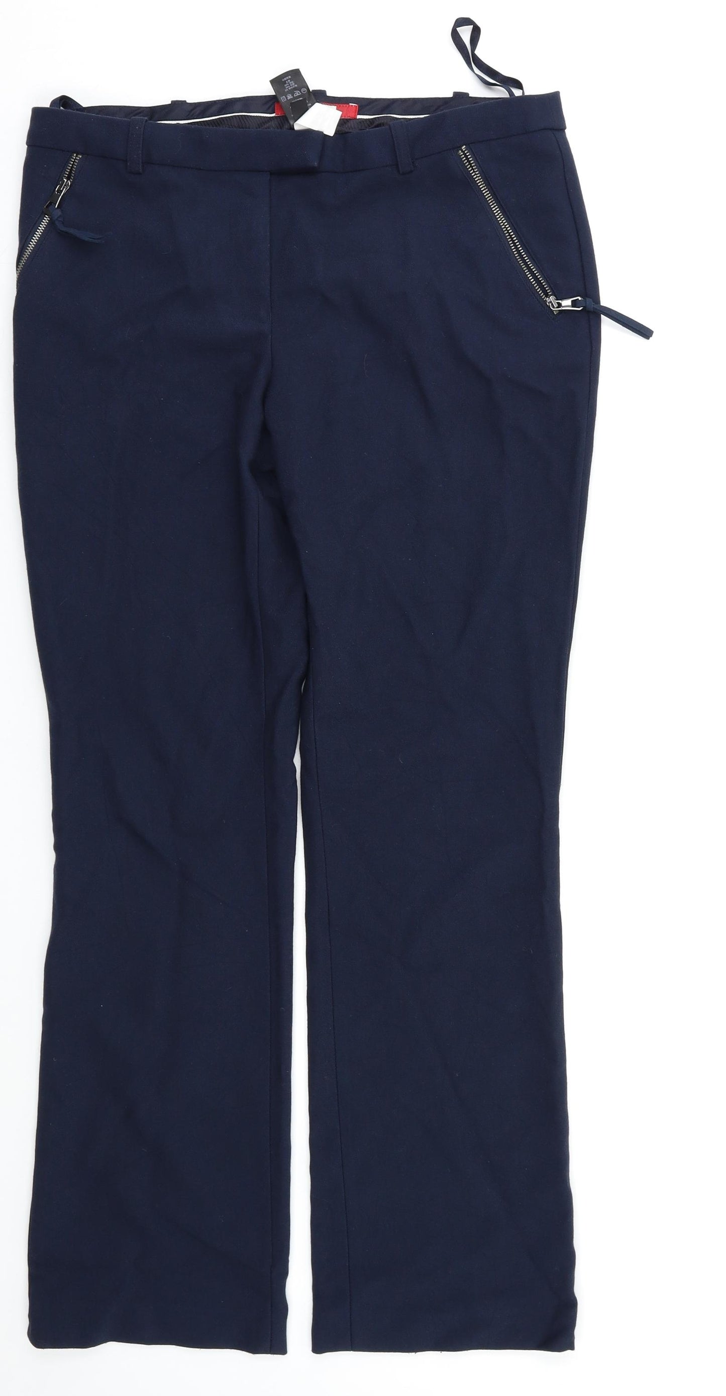 NEXT Womens Blue   Trousers  Size 12 L28 in