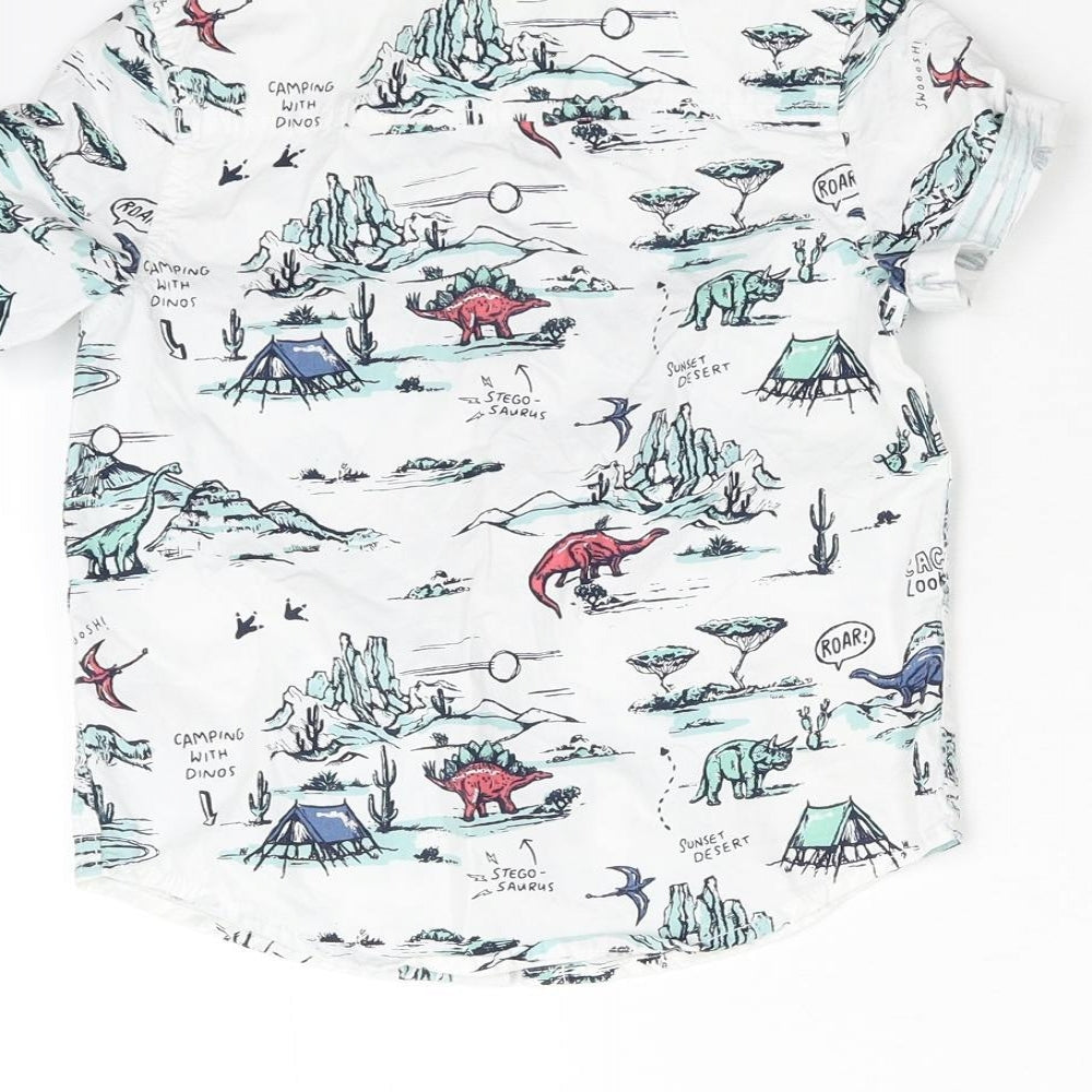 F&F Boys White   Basic Button-Up Size 4-5 Years