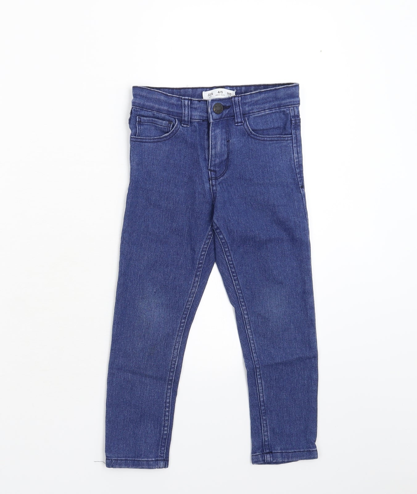 Lefties Boys Blue  Denim Straight Jeans Size 4-5 Years