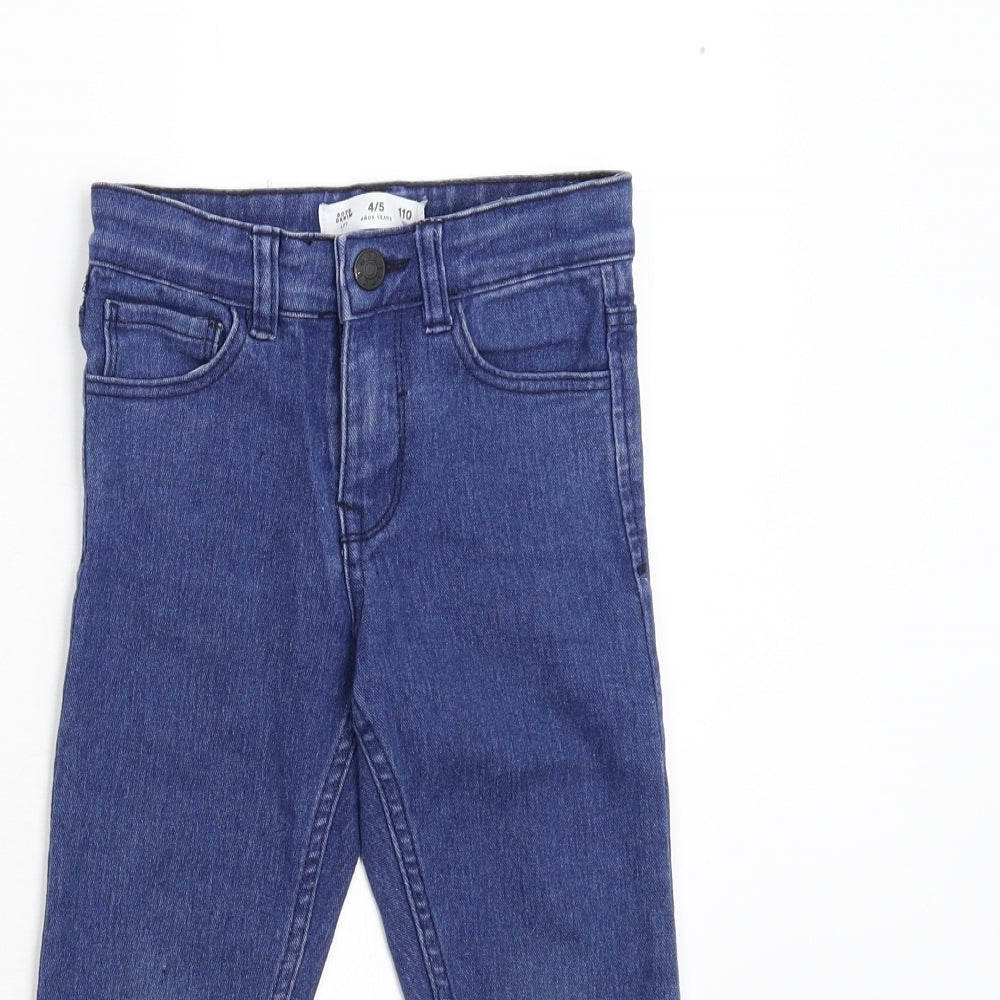 Lefties Boys Blue  Denim Straight Jeans Size 4-5 Years