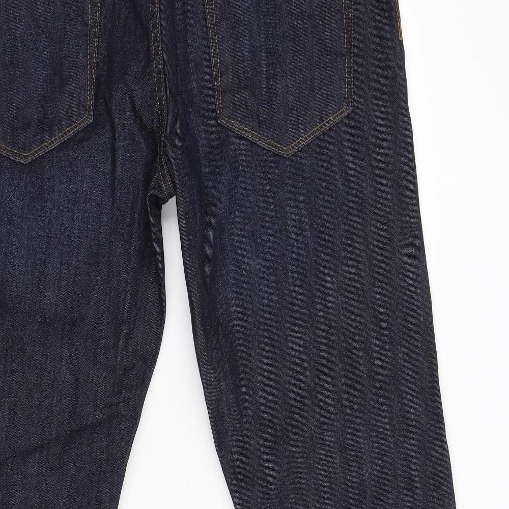 NEXT Mens Blue  Denim Straight Jeans Size 34 L33 in