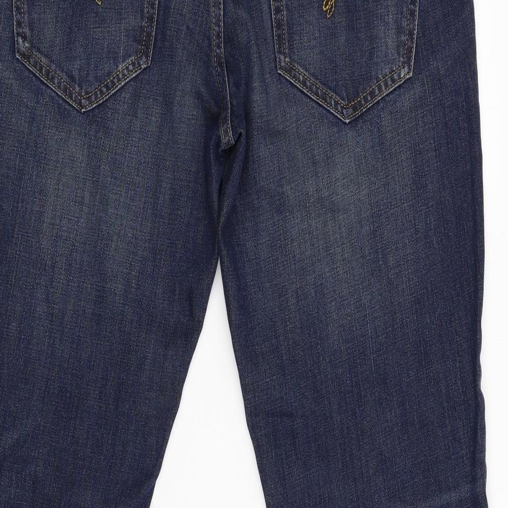 NEXT Mens Blue  Denim Straight Jeans Size 34 L33 in