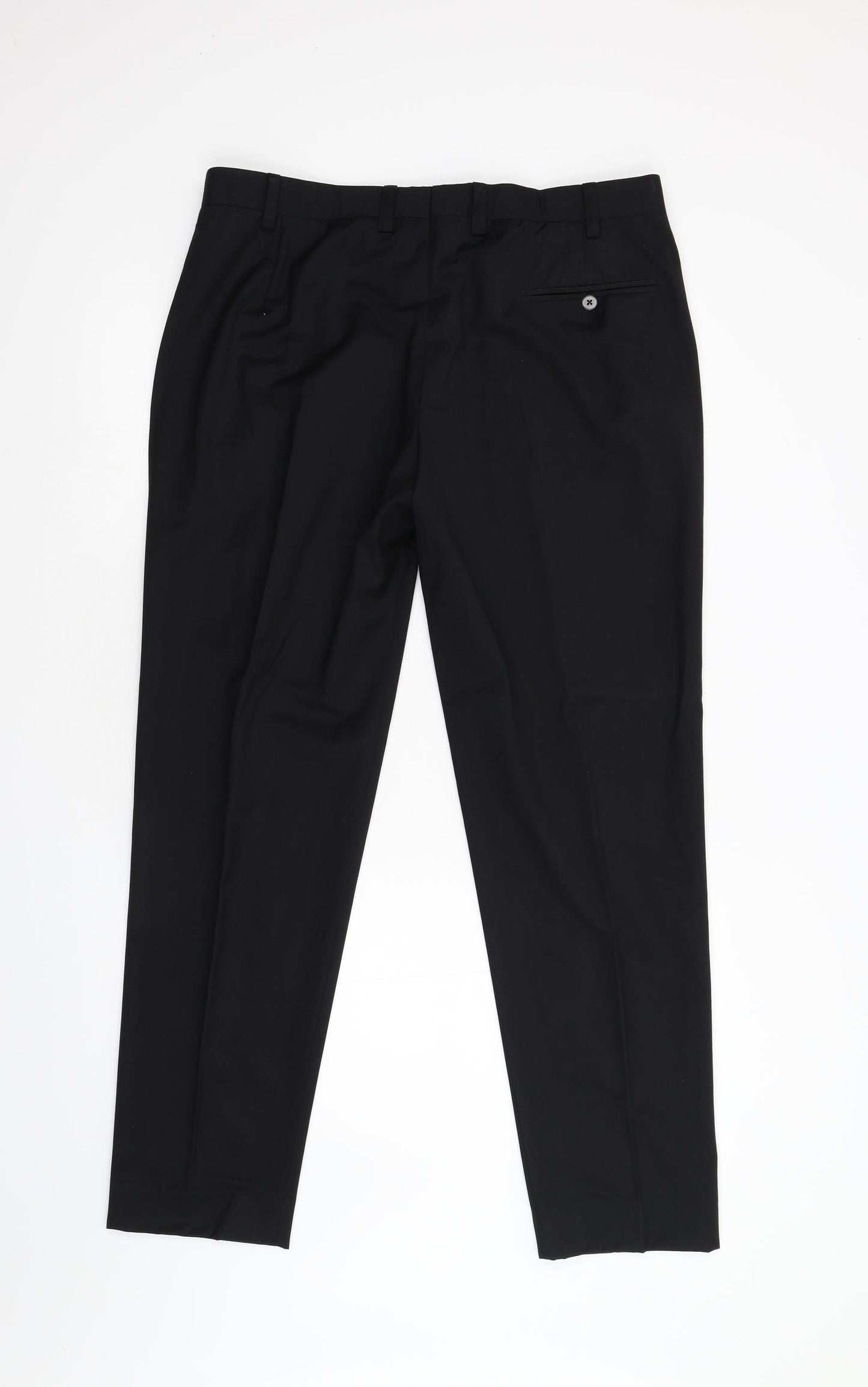 Raymond Mens Black   Trousers  Size 38 L30 in