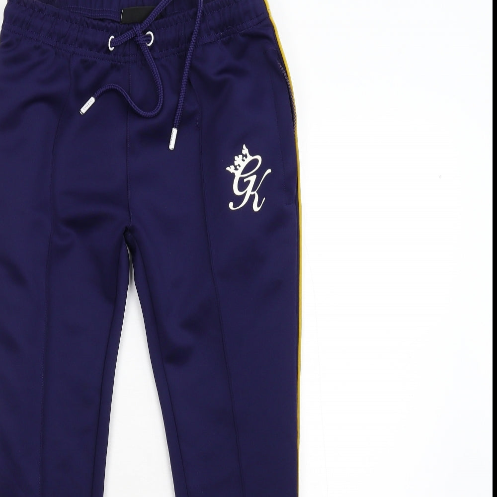 GK Womens Blue   Track Pants Trousers Size 8 L27 in