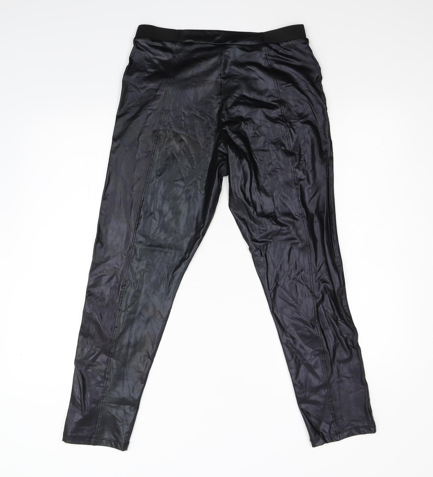 Boohoo Womens Black   Trousers  Size 8 L26 in