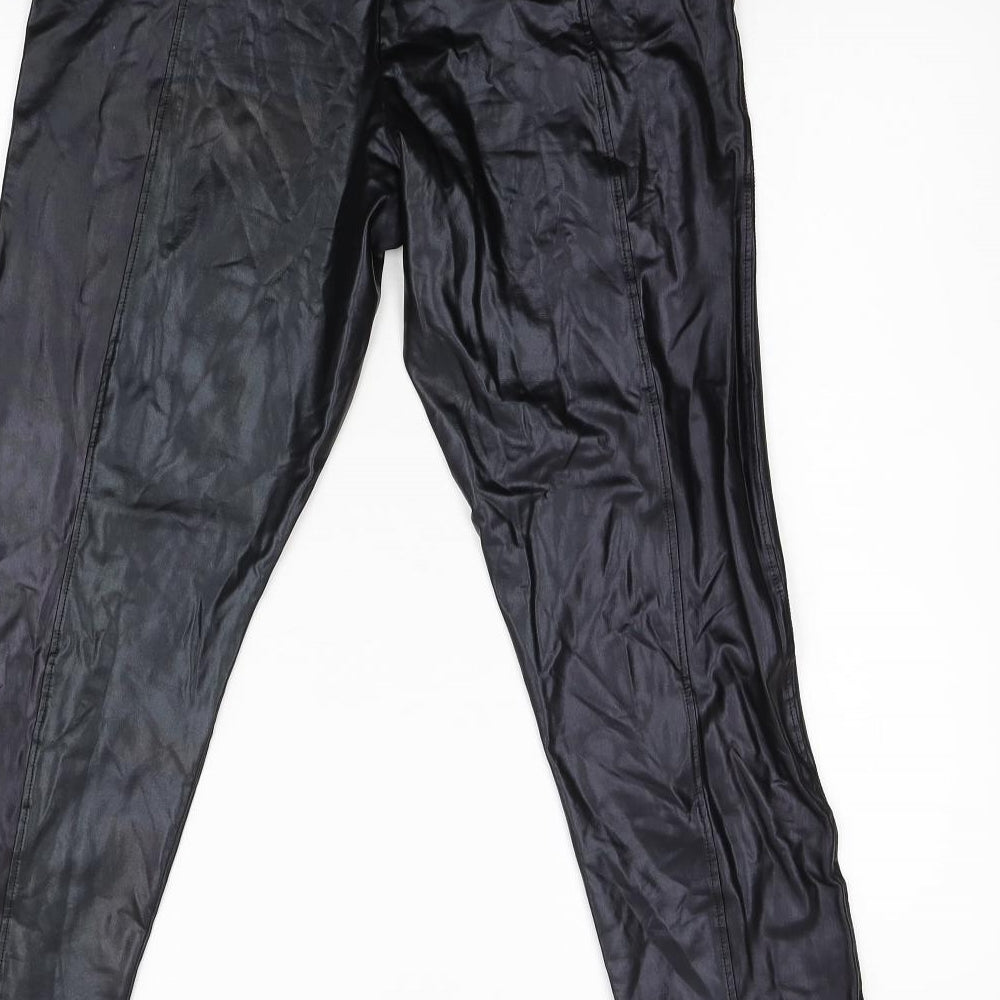 Boohoo Womens Black   Trousers  Size 8 L26 in