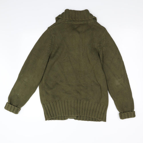 BHS Womens Green  Knit Cardigan Jumper Size 16