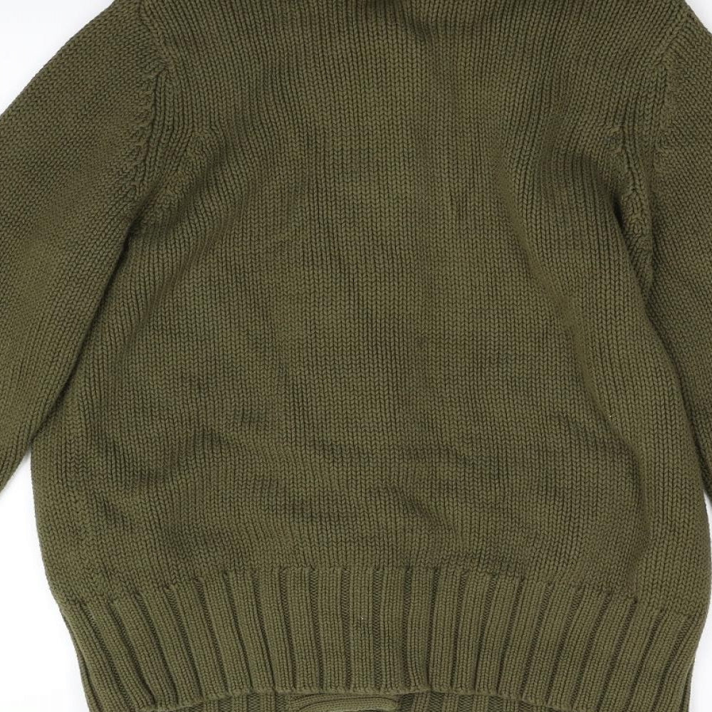 BHS Womens Green  Knit Cardigan Jumper Size 16