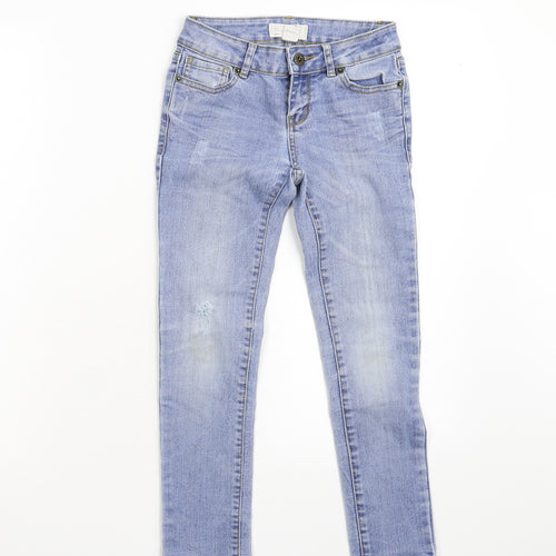 FOREVER 21 Girls Blue  Denim Skinny Jeans Size 7 Years
