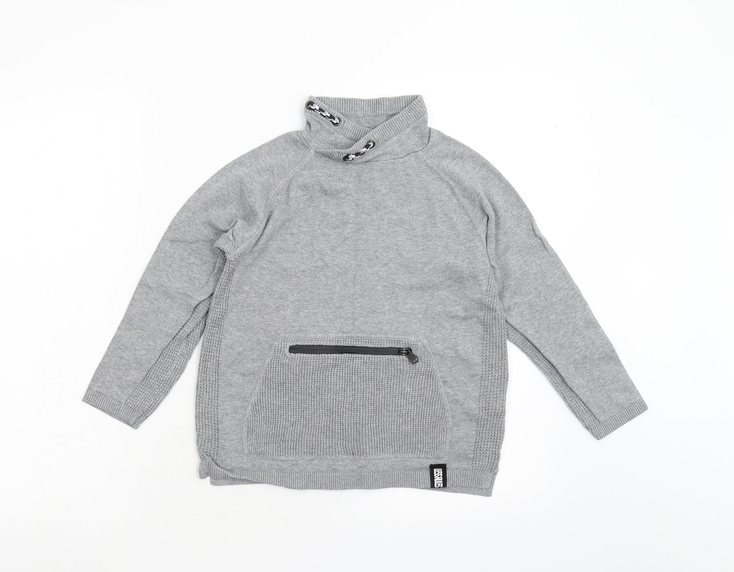 Less Rules Girls Grey   Pullover Jumper Size 8 Years