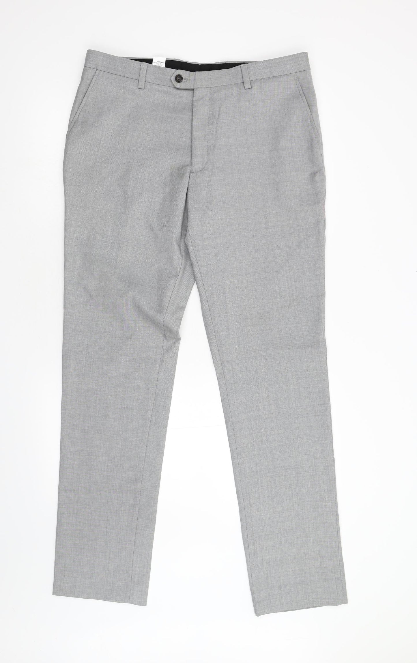 NEXT Mens Grey   Trousers  Size 34 L33 in