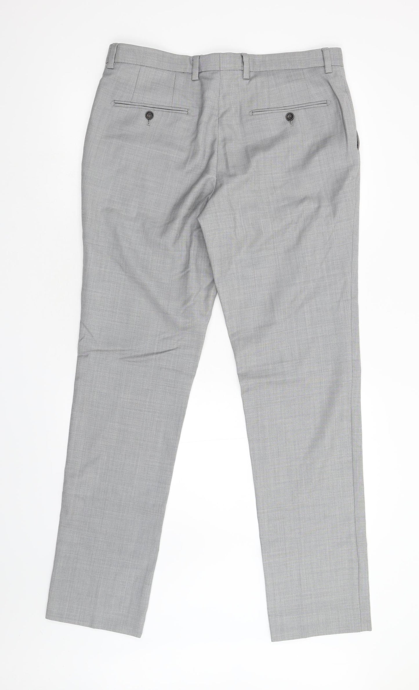 NEXT Mens Grey   Trousers  Size 34 L33 in
