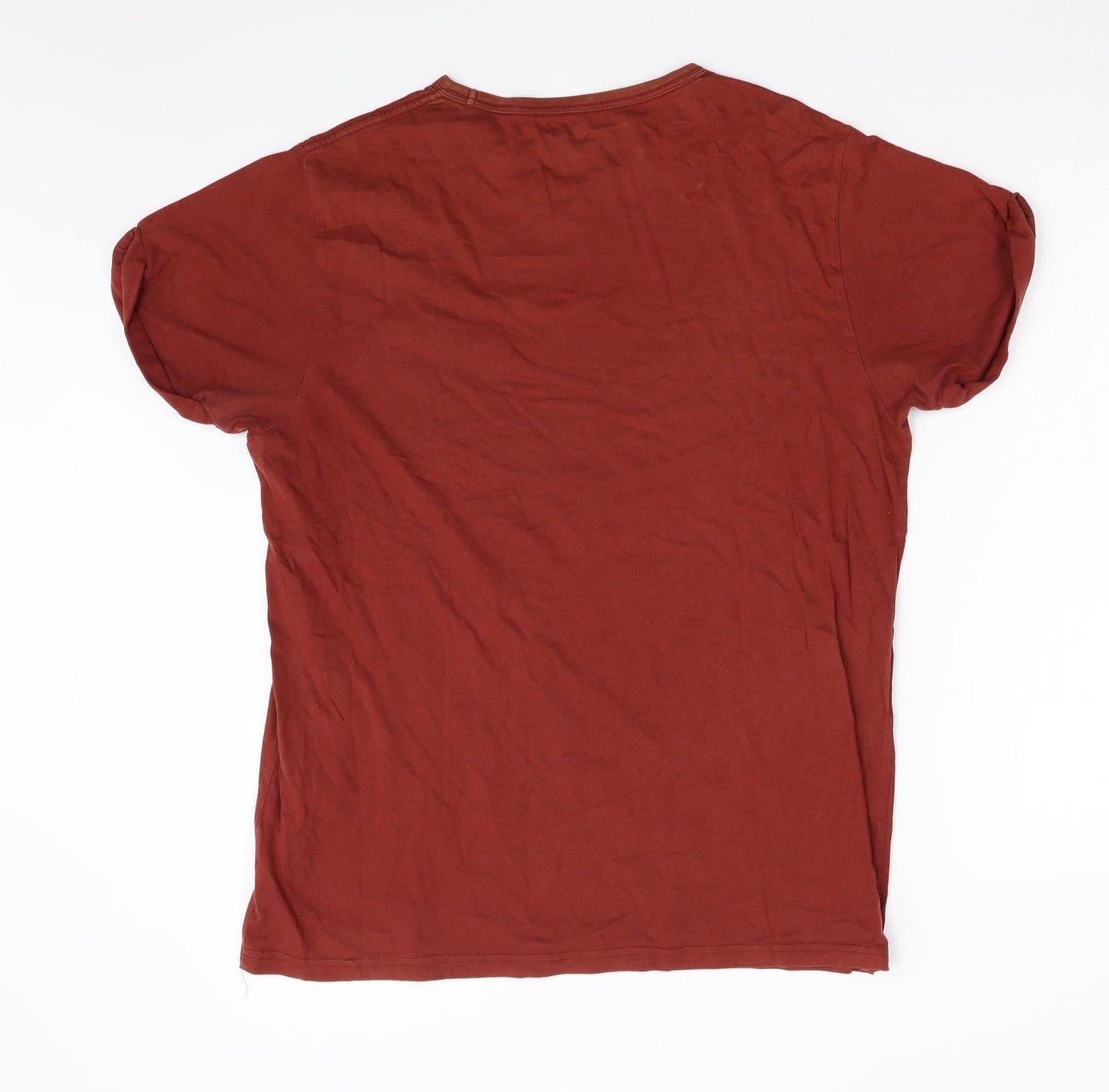 River Island Mens Orange    T-Shirt Size L