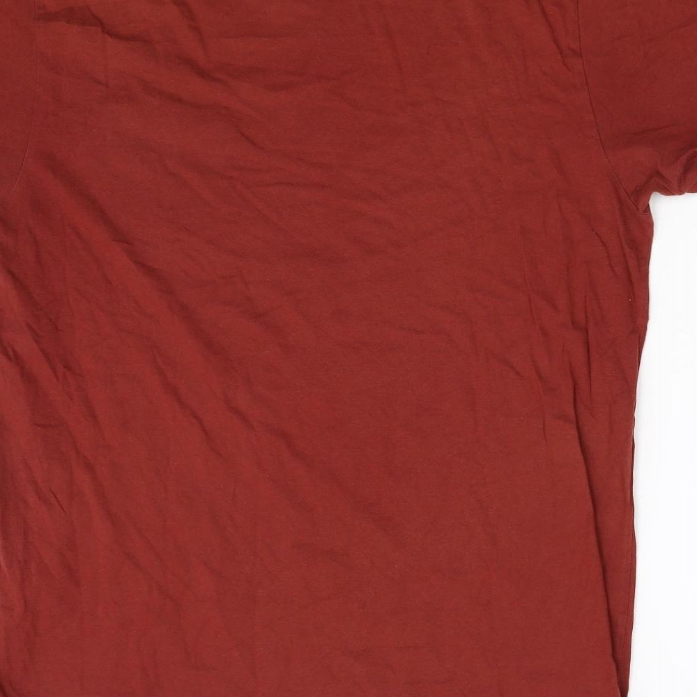 River Island Mens Orange    T-Shirt Size L