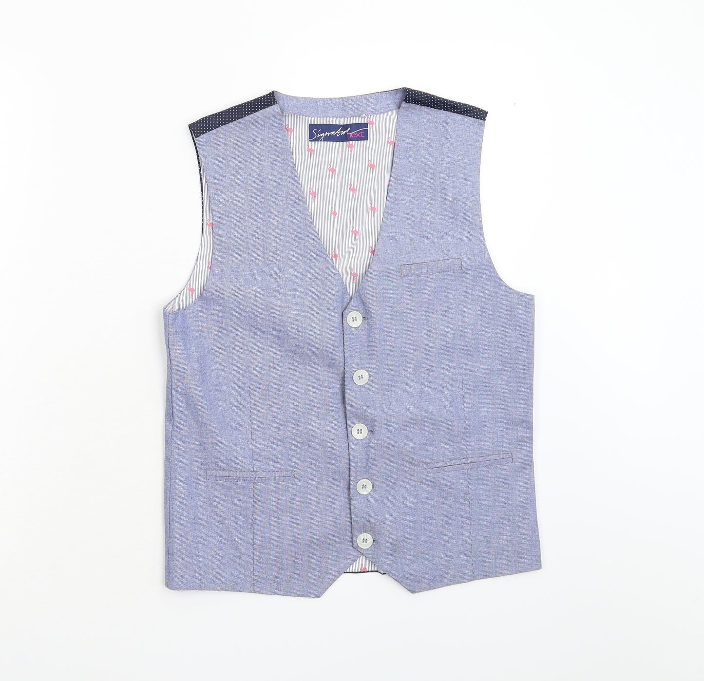 NEXT Boys Blue   Gilet Waistcoat Size 13 Years