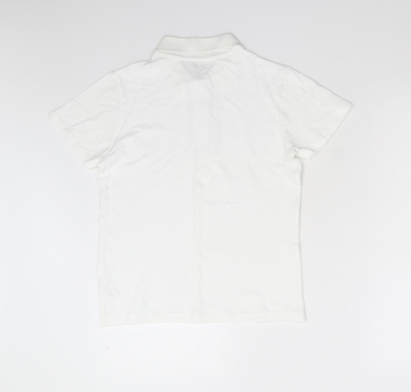 Nutmeg Boys White   Basic Polo Size 10-11 Years