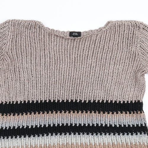 River Island Womens Multicoloured Striped  Pullover Jumper Size 8